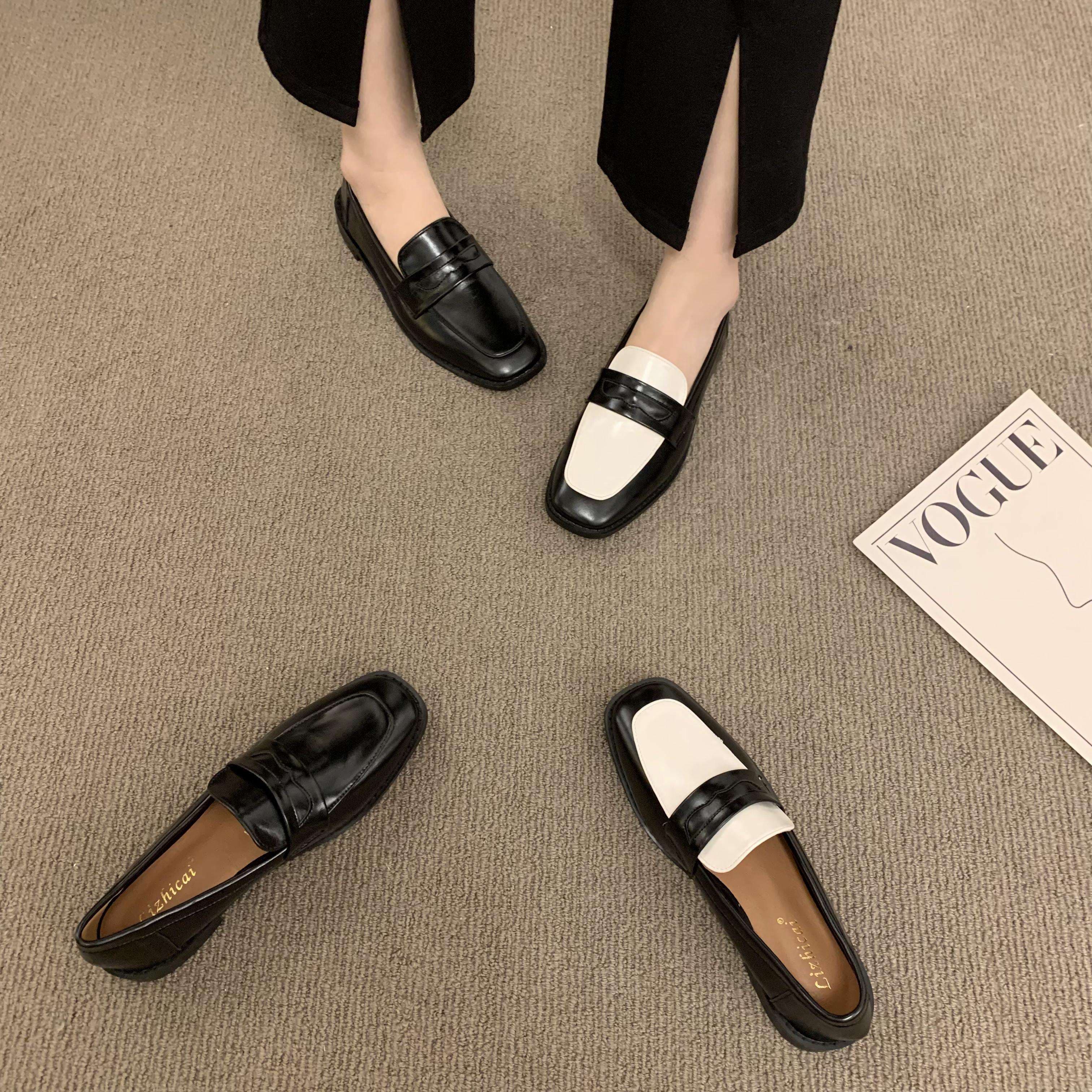 結婚式パンプス 上質スクエアトゥ ローヒール